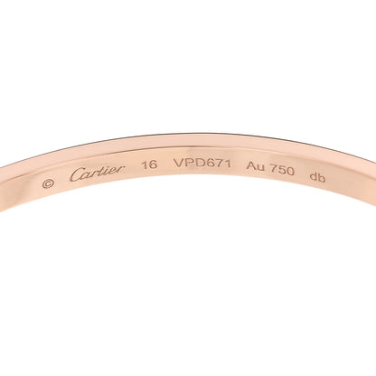 Cartier 18K Pink Gold 6 Diamond Small LOVE Bracelet 16 4 of 6