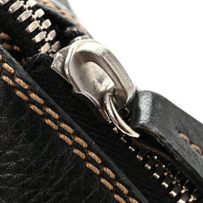 Chanel Calfskin Large Tassel Bowler Black 17 of 18