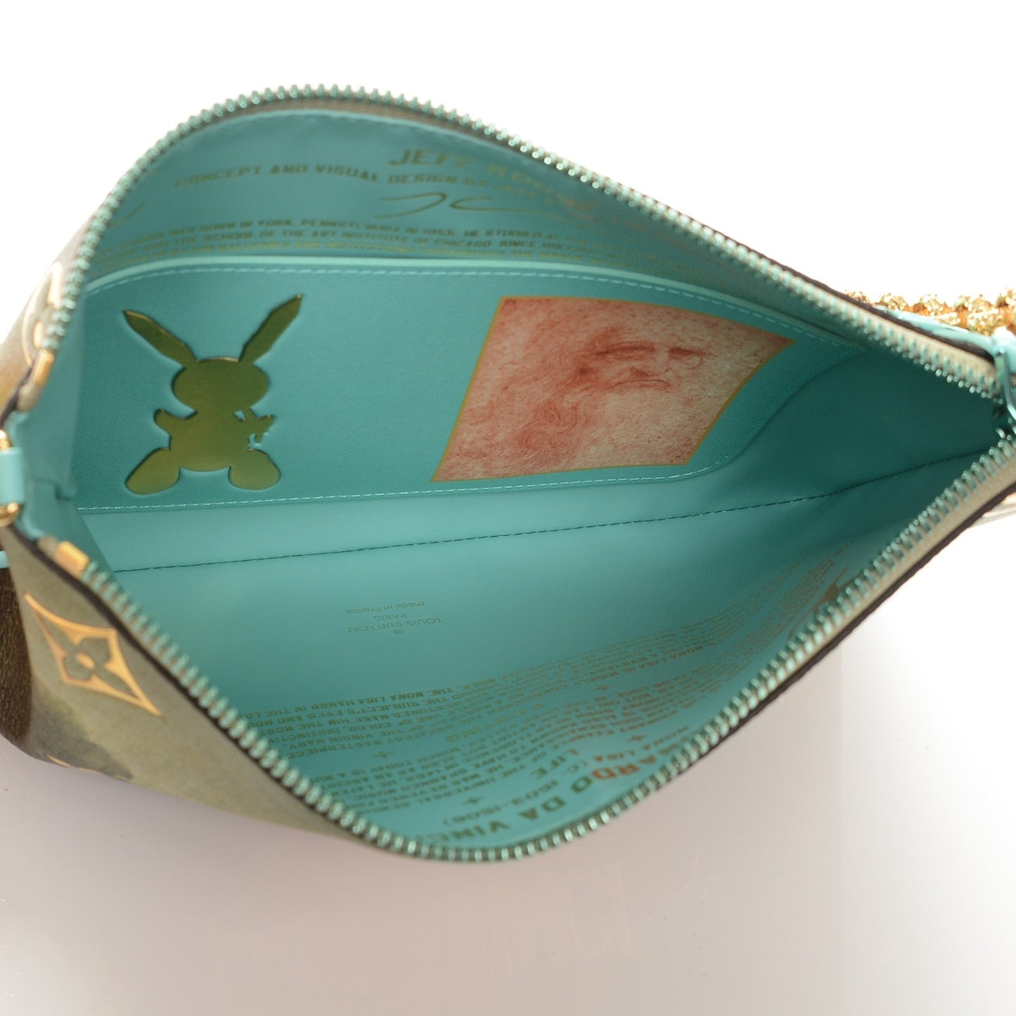 Masters Da Vinci Pochette Clutch Vert D’eau