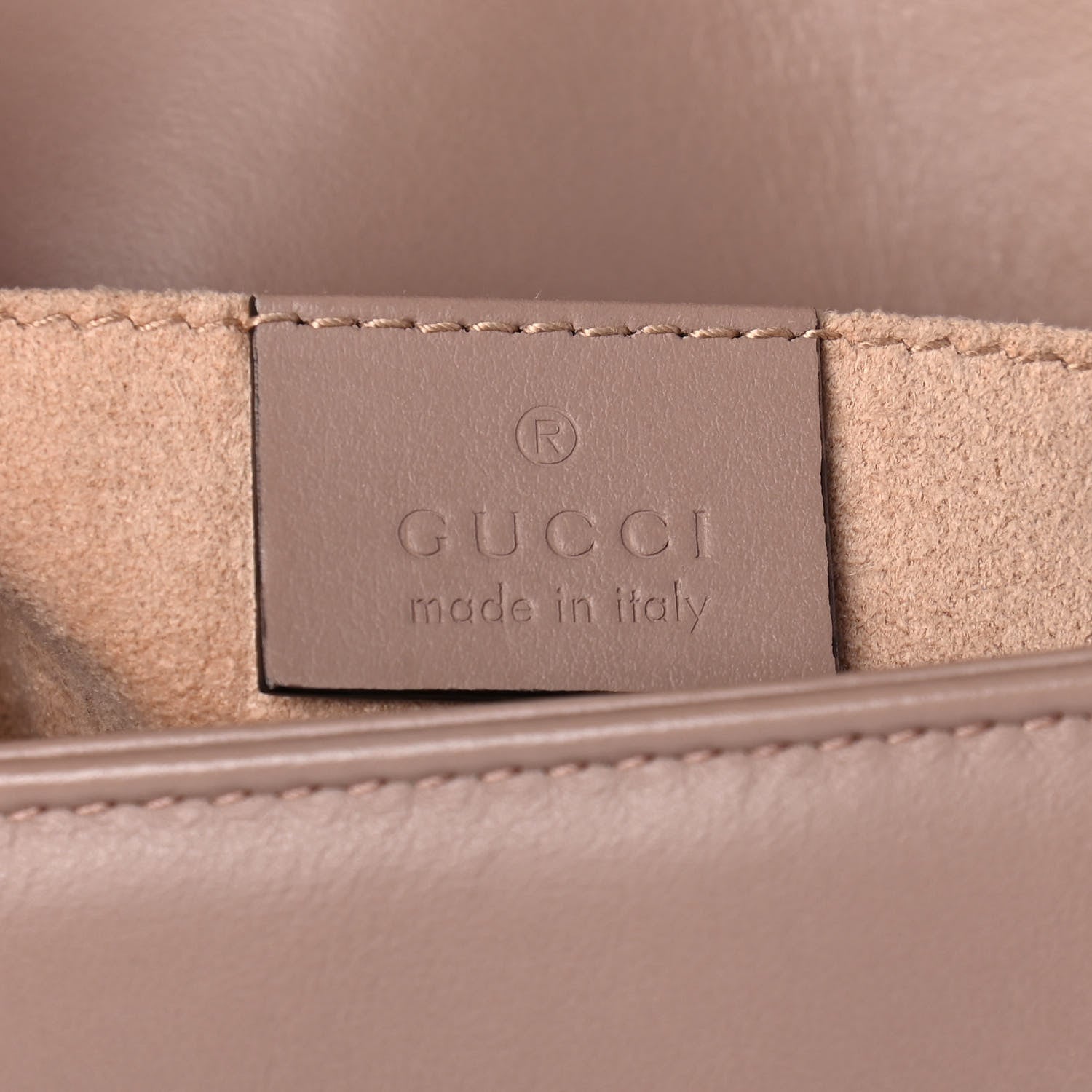 Gucci Calfskin Matelasse Mini GG Marmont Shoulder Bag Porcelain Rose 6 of 11