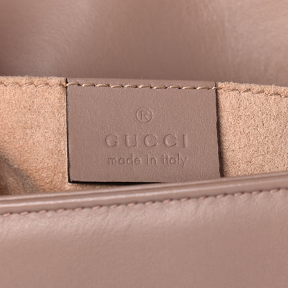Gucci Calfskin Matelasse Mini GG Marmont Shoulder Bag Porcelain Rose 6 of 11