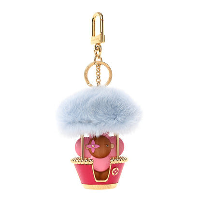 Louis Vuitton Mink Fur Fun Fair Big Wheel Bag Charm Key Holder 1 of 6