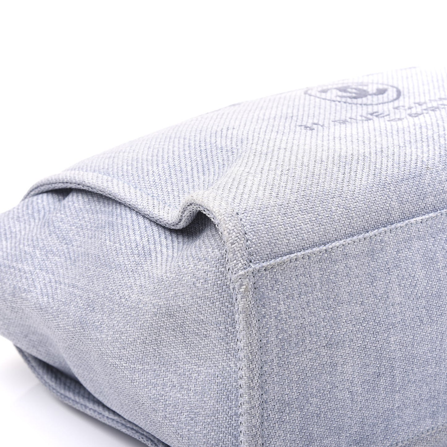 Canvas Medium Deauville Tote Light Blue