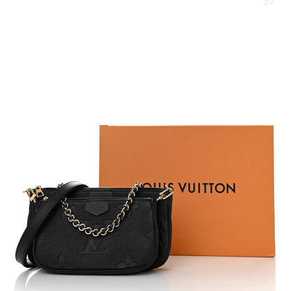 Louis Vuitton Empreinte Monogram Giant Multi Pochette Accessories Black 12 of 12