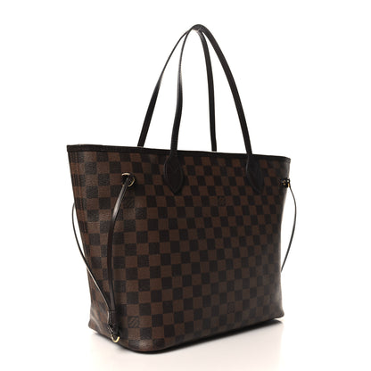 Louis Vuitton Damier Ebene Neo Neverfull MM Rose Ballerine 4 of 12