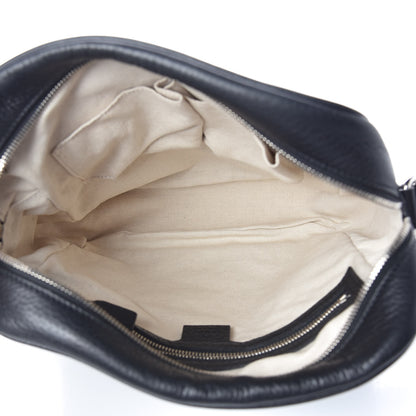 Gucci Pebbled Calfskin Medium Soho Messenger Bag Black 5 of 10
