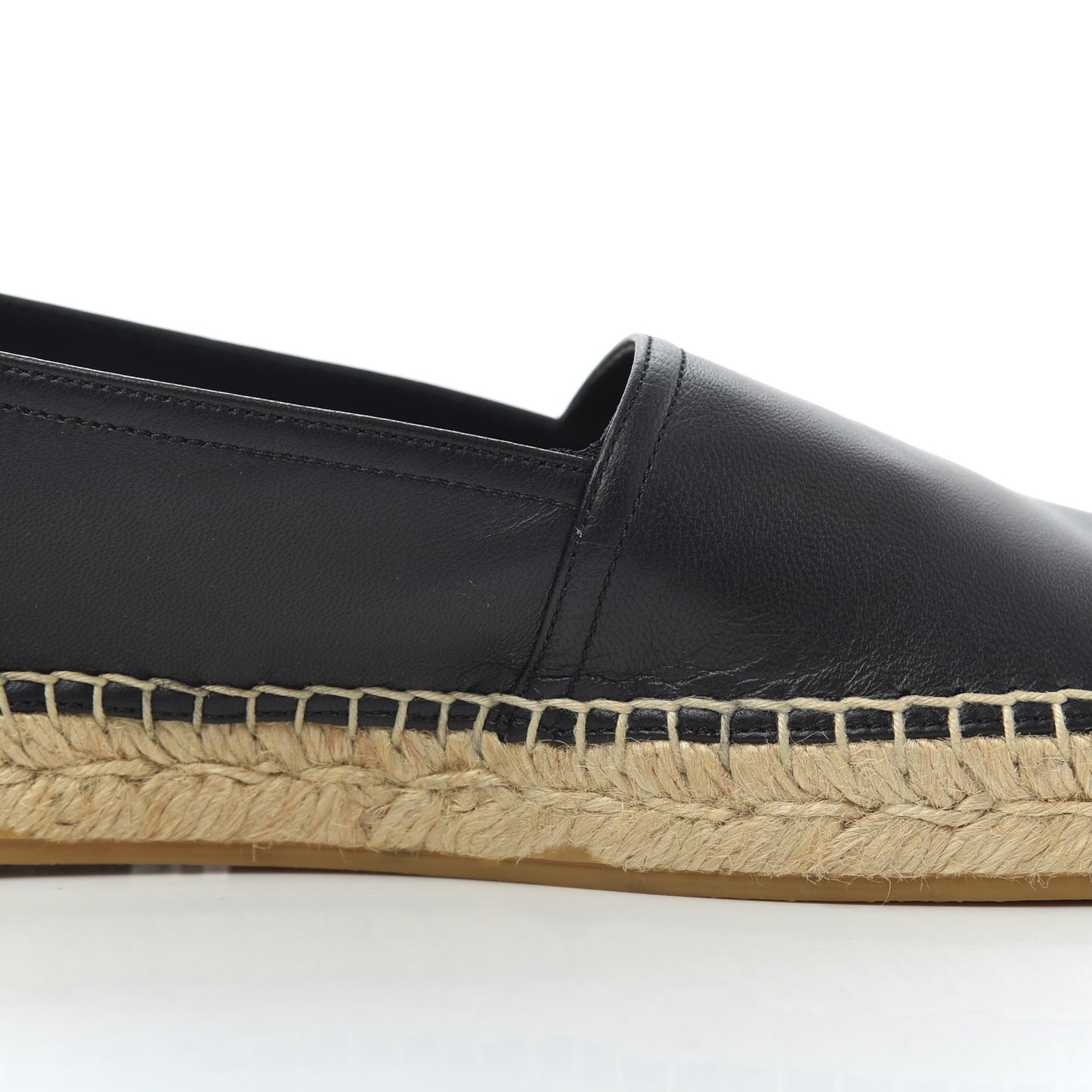 Lambskin Mens Espadrilles 40.5 Black