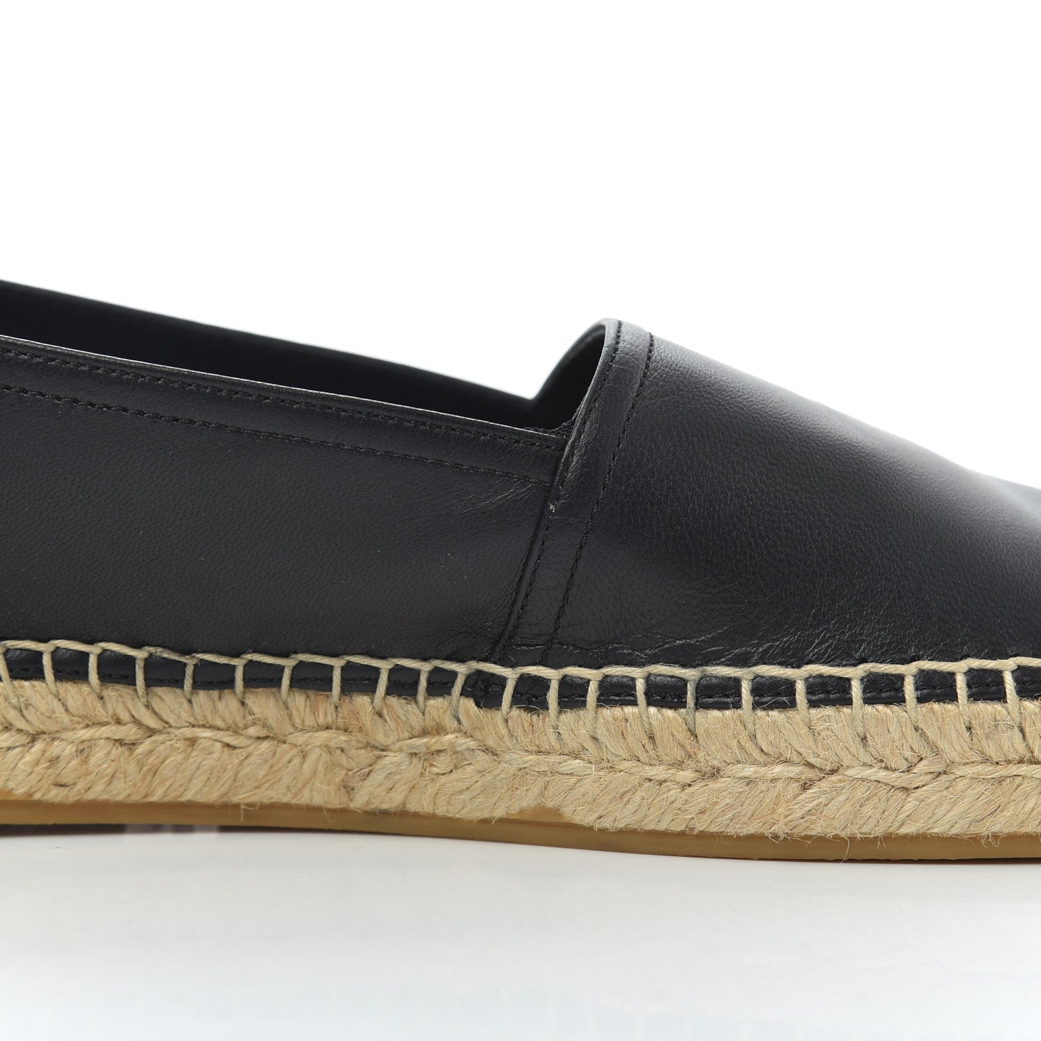 Saint Laurent Lambskin Mens Espadrilles 40.5 Black 14 of 16
