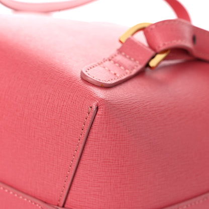 Mansur Gavriel Saffiano Backpack Blush 11 of 12