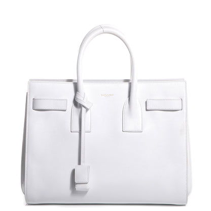 Saint Laurent Leather Small Sac de Jour White 1 of 11
