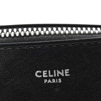 Celine Triomphe Canvas Calfskin Harry Crossbody Bag Black 11 of 12