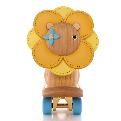 Louis Vuitton Wood Calfskin Resin Vivienne Petula Skater Doll Yellow 1 of 7