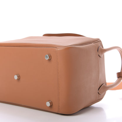 Hermes Swift Epsom Lindy 26 Tressage De Cuir Gold Abricot Rose Azalee 7 of 9