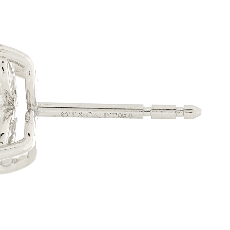 Platinum Diamond .92ctw Medium Victoria Earrings