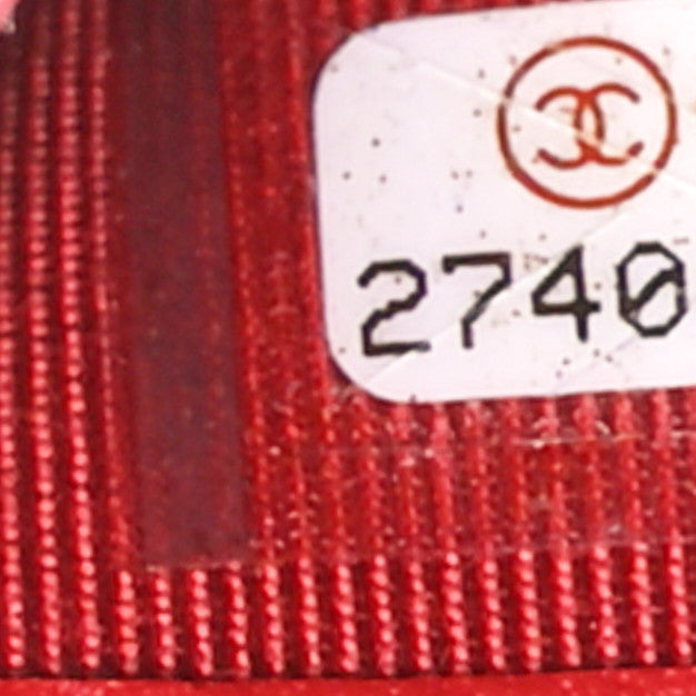 Chanel Aged Calfskin Quilted Reissue Compact Wallet Red 9 of 10