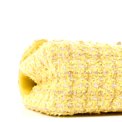 Chanel Tweed Quilted 2.55 Reissue Mini Flap Yellow 9 of 11