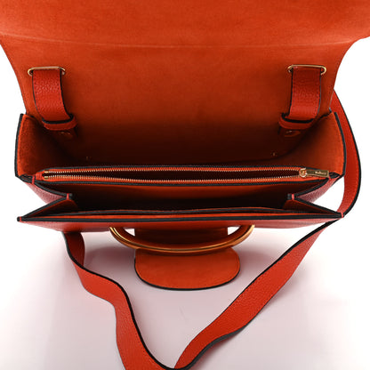 Mulberry Classic Grain Small Selwood Bright Orange 5 of 8
