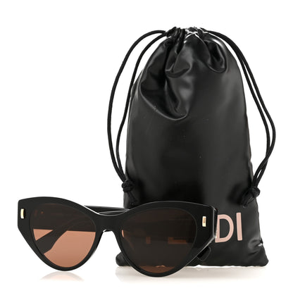 Fendi Geometric Sunglasses FE40035I Black 7 of 7
