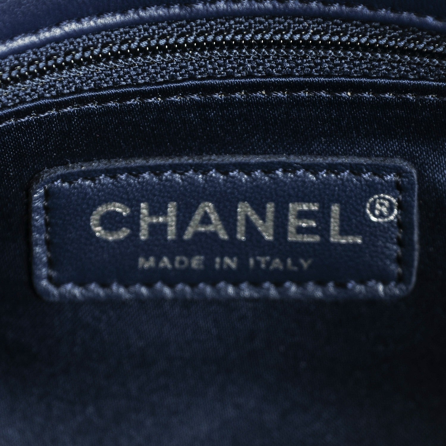 Chanel Lambskin Quilted Small CC Crossing Flap Navy 6 of 7