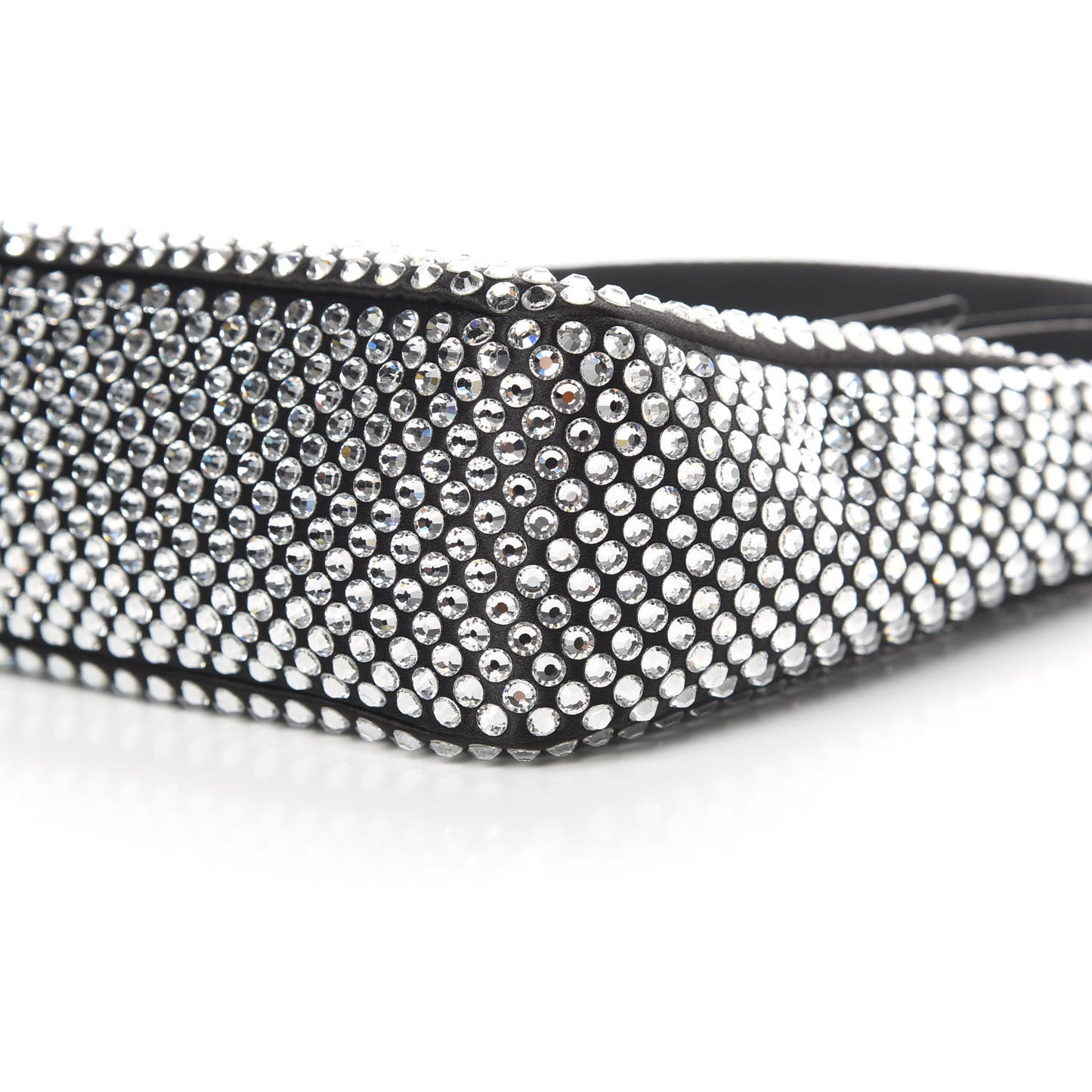 Satin Crystal Mini Re-Edition 2000 Bag Cristal
