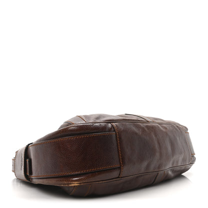 Saint Laurent Buffalo Horn Mombasa Hobo Brown 4 of 9