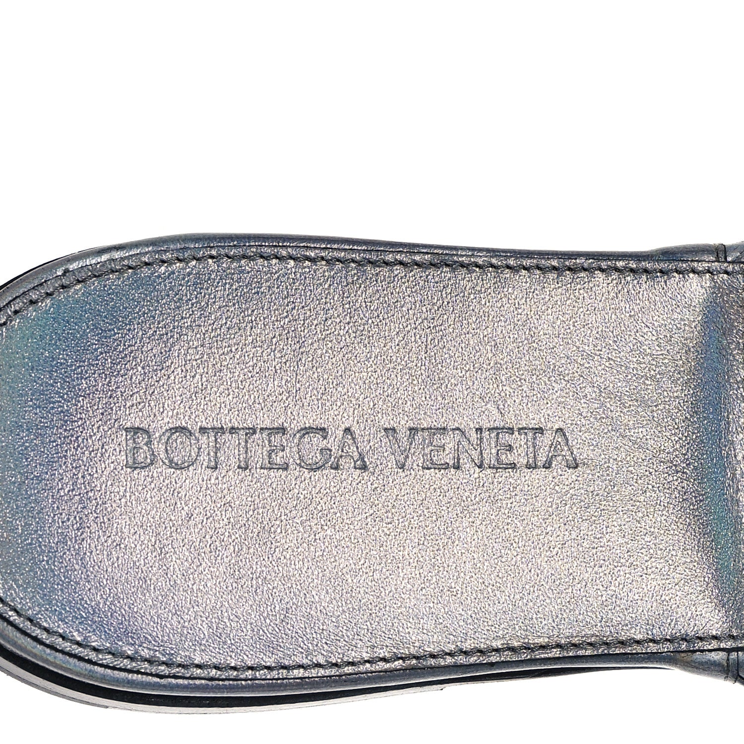 Bottega Veneta Laser Nappa Maxi Intrecciato Lido Flat Sandals 39 Oyster 8 of 9