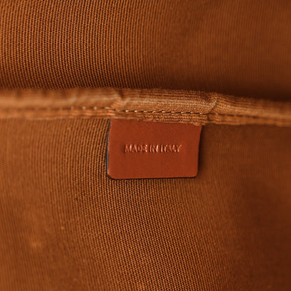 Celine Triomphe Canvas Calfskin Medium Bucket Bag Tan 6 of 10