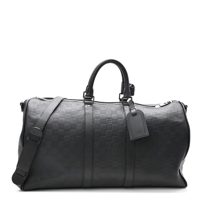 Louis Vuitton Damier Infini Keepall Bandouliere 45 Onyx 2 of 19