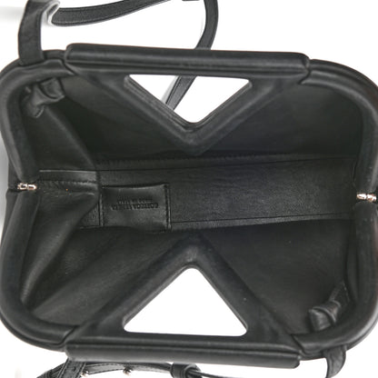 Bottega Veneta Calfskin Small The Point Triangle Bag Black 5 of 7