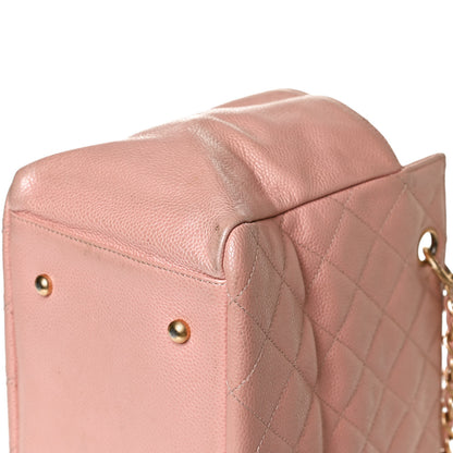Chanel Caviar Quilted Petit Timeless Shopping Tote PTT Pink 12 of 18