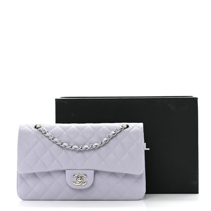 Chanel Caviar Quilted Medium Double Flap Light Purple 11 of 11