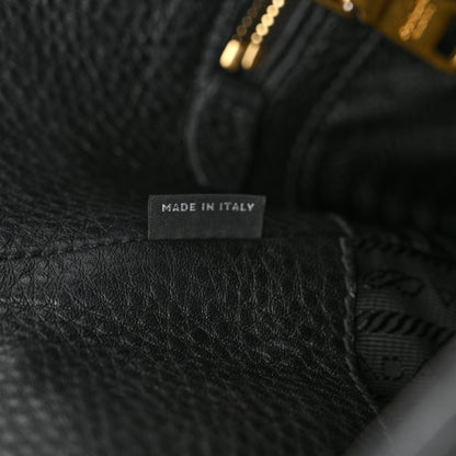 Prada Vitello Daino Side Pocket Hobo Black 7 of 11