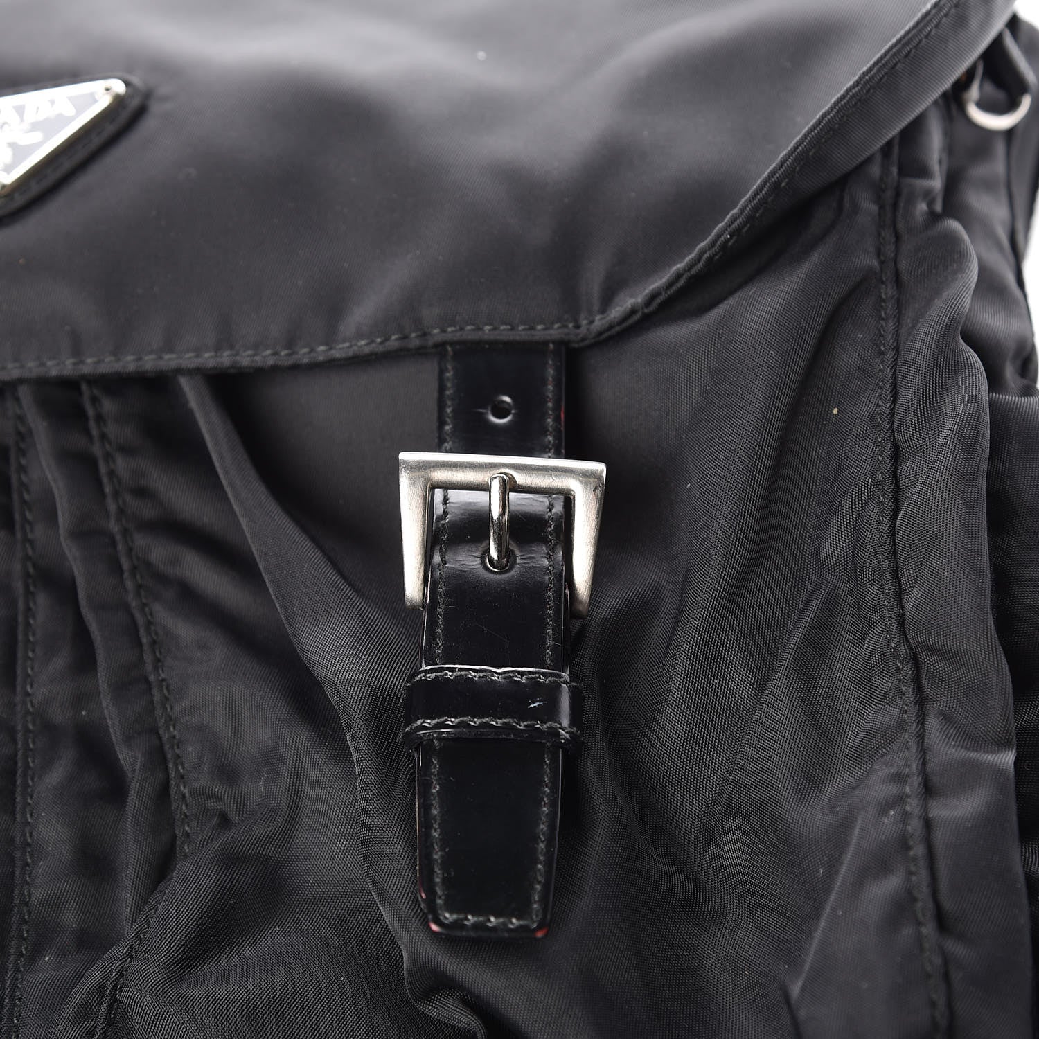 Prada Nylon Vela Messenger Bag Black 11 of 16