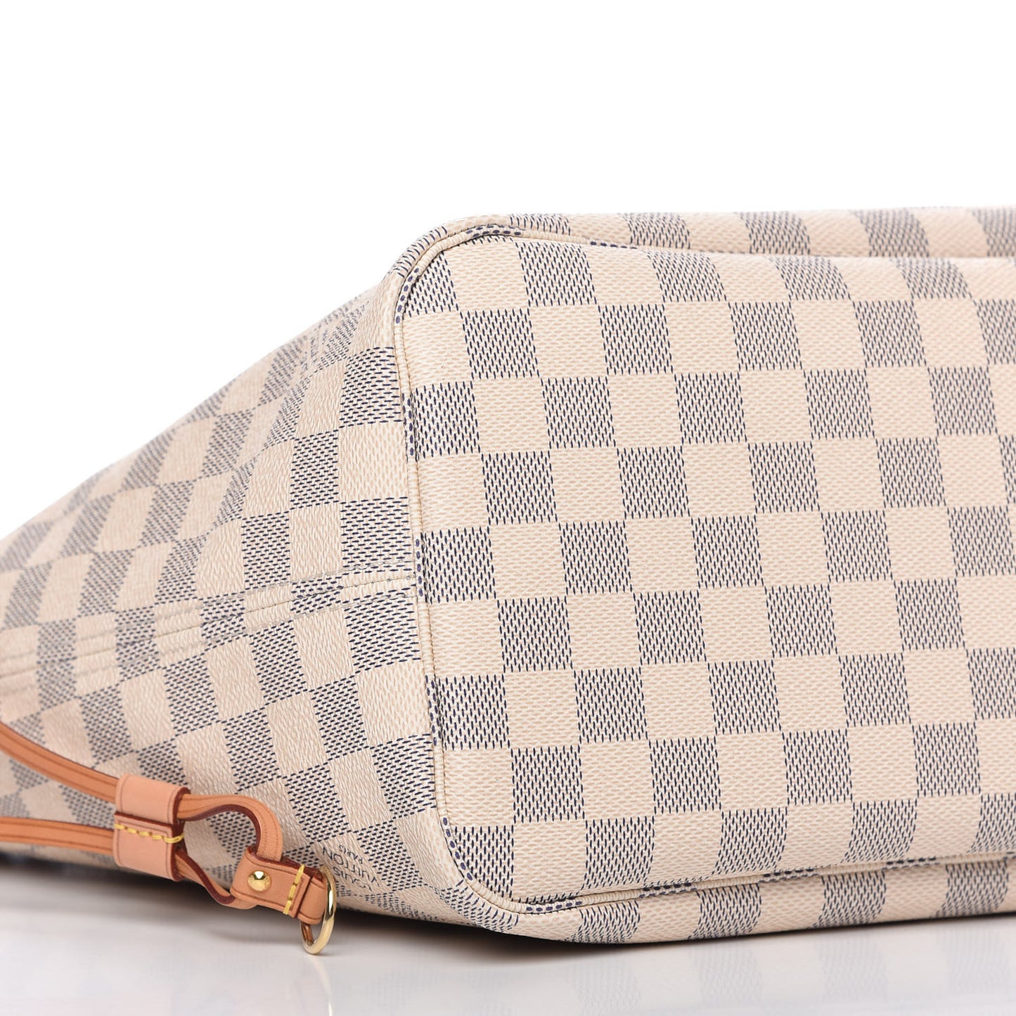Damier Azur Neo Neverfull MM Rose Ballerine