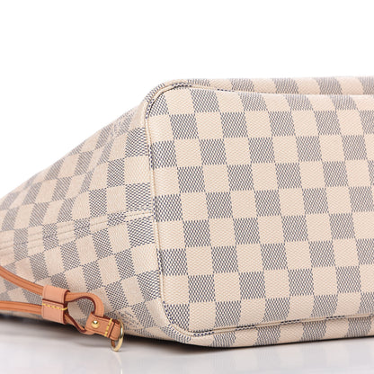 Louis Vuitton Damier Azur Neo Neverfull MM Rose Ballerine 6 of 11