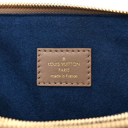 Louis Vuitton Lambskin Embossed Monogram Coussin MM Taupe 8 of 11