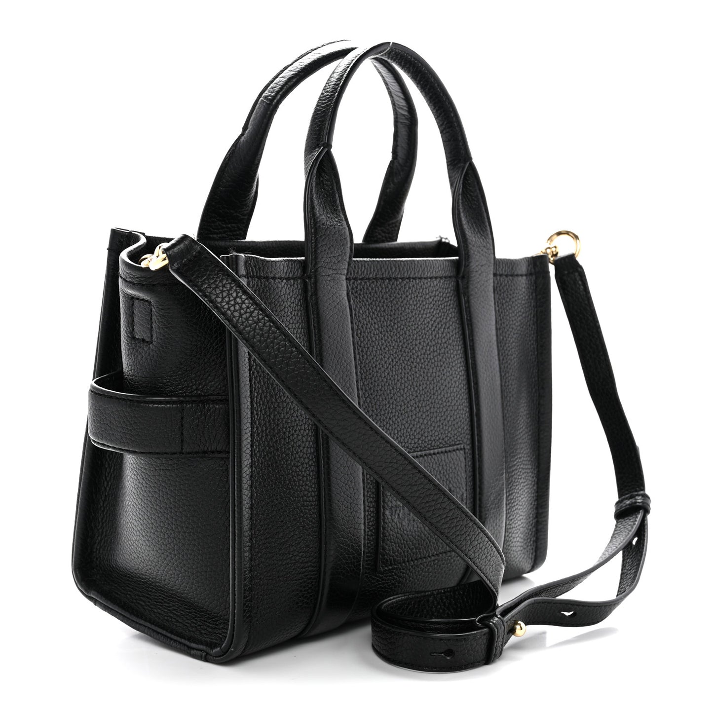 Grained Calfskin Small The Tote Bag Black