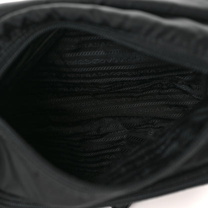 Prada Tessuto Nylon Saffiano Small Vela Messenger Black 5 of 9