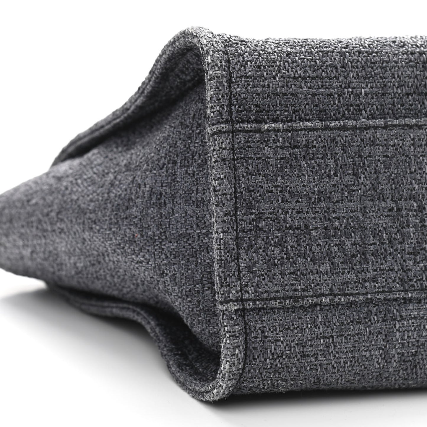 Lurex Boucle Small Deauville Tote Black