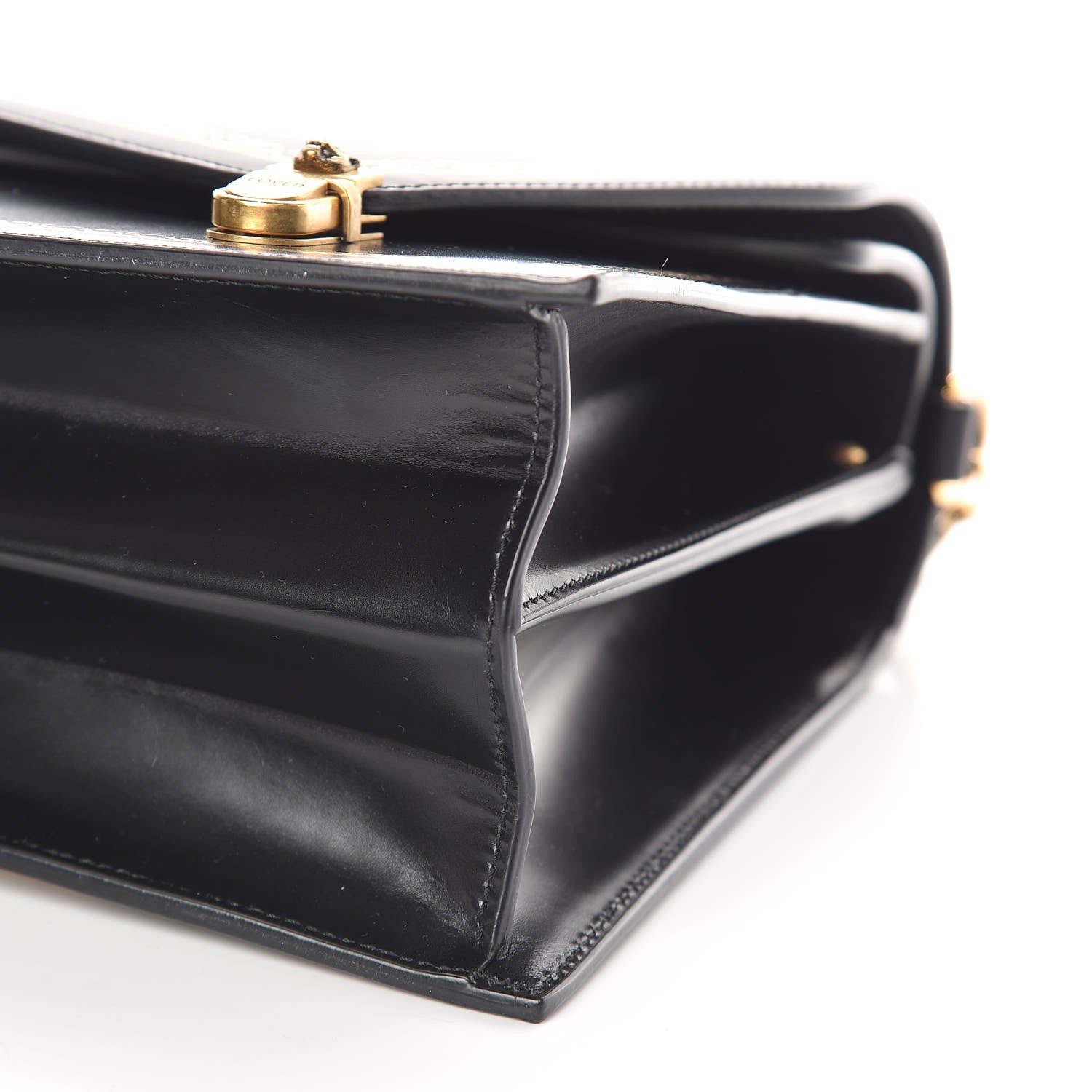 Gucci Smooth Calfskin Medium Ottilia Top Handle Bag Black 13 of 14
