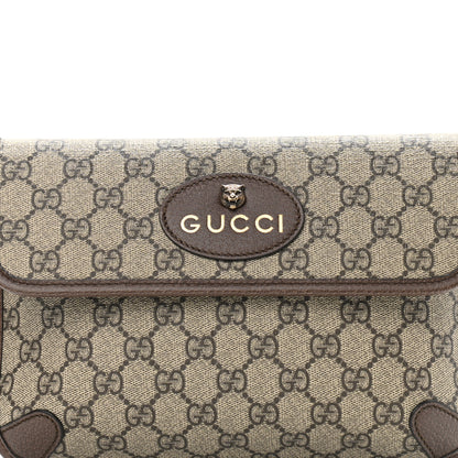 Gucci GG Supreme Monogram Neo Vintage Web Belt Bag Brown 8 of 10