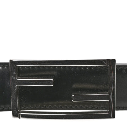 Fendi Calfskin FF Belt Black 6 of 6