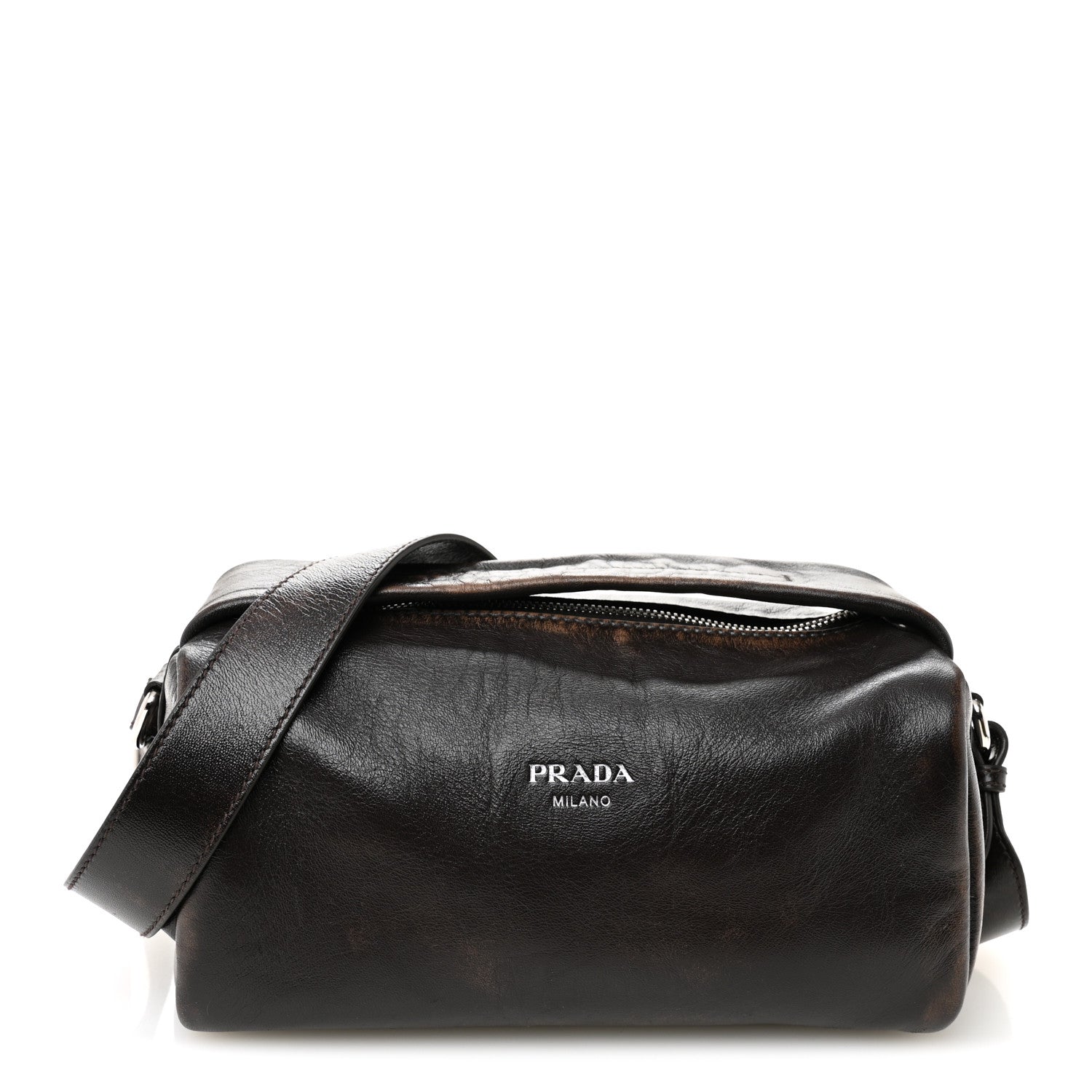 Prada Vintage Nappa Shoulder Bag Moro 1 of 9