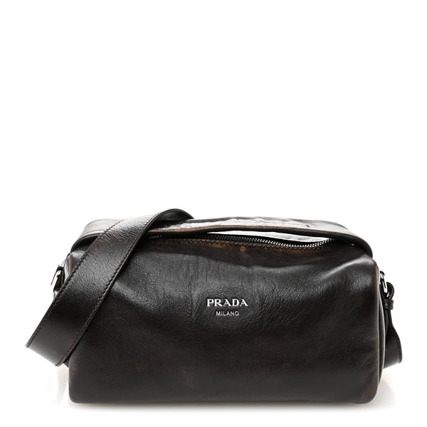 Prada Vintage Nappa Shoulder Bag Moro 1784160 – FASHIONPHILE
