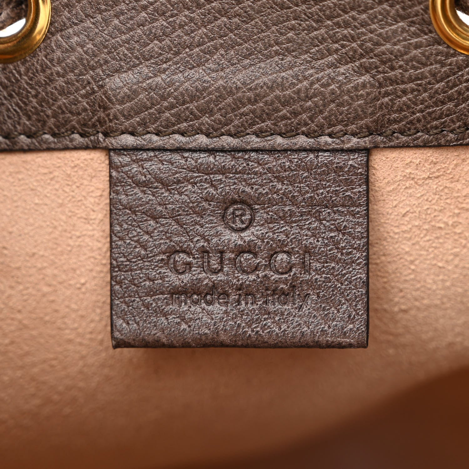 Gucci GG Supreme Monogram Web Mini Ophidia Bucket Bag Brown 6 of 10