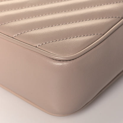 Saint Laurent Calfskin Matelasse Monogram Lou Camera Bag Washed Light Pink 11 of 14