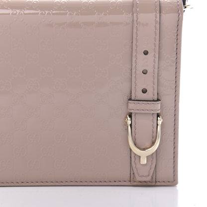 Gucci Patent Microguccissima Mini Nice Wallet Dark Cipria 9 of 9
