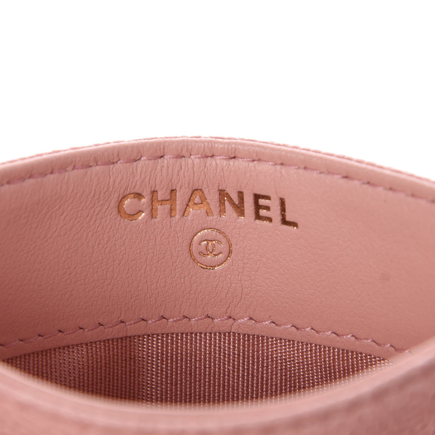 Chanel Caviar Quilted Boy Card Holder Light Pink 6 of 9