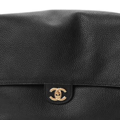Chanel Grained Calfskin Souplissimo Maxi Flap Black 8 of 11