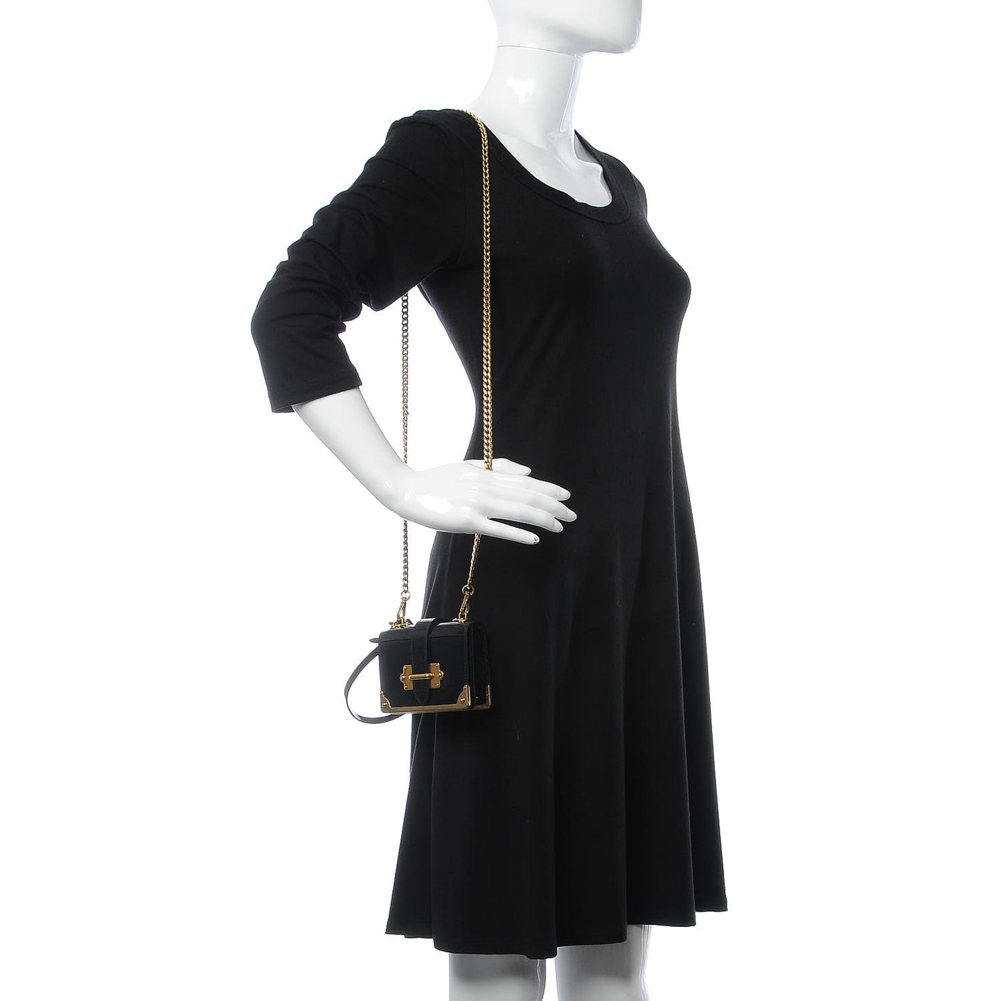 Spazzolato Micro Cahier Bag Black